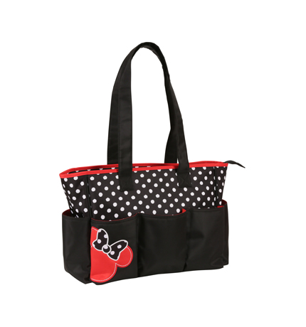 BULTO P/BEBE MICKEY ROJO Y NEGRO