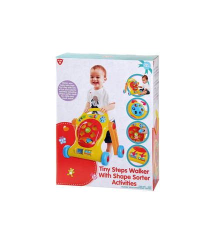 TINY STEPS WALKER WITH SHAPE SORTER ACTIVITIES