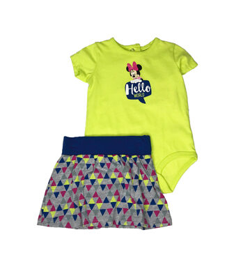 CONJUNTO MINNIE SUTIDOS 3M A 24M